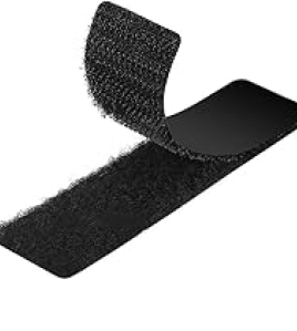 VELCRO® Sew-On Loop 15mm – Black